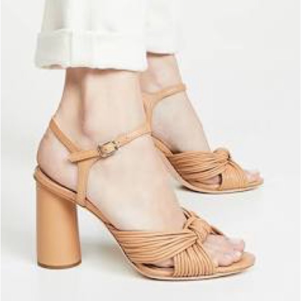 Loeffler Randall Heeled Sandals in Dune